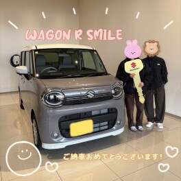 K様にワゴンRスマイルをご納車しました！！
